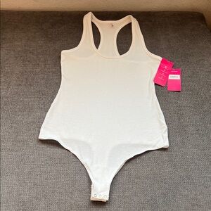 Commando White Racerback Bodysuit